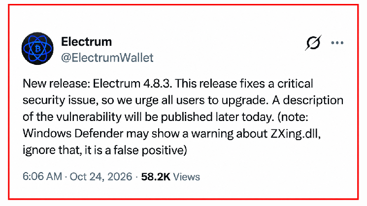 
			Атака на кошелек Electrum скрыла кражу биткойнов как рост комиссии		